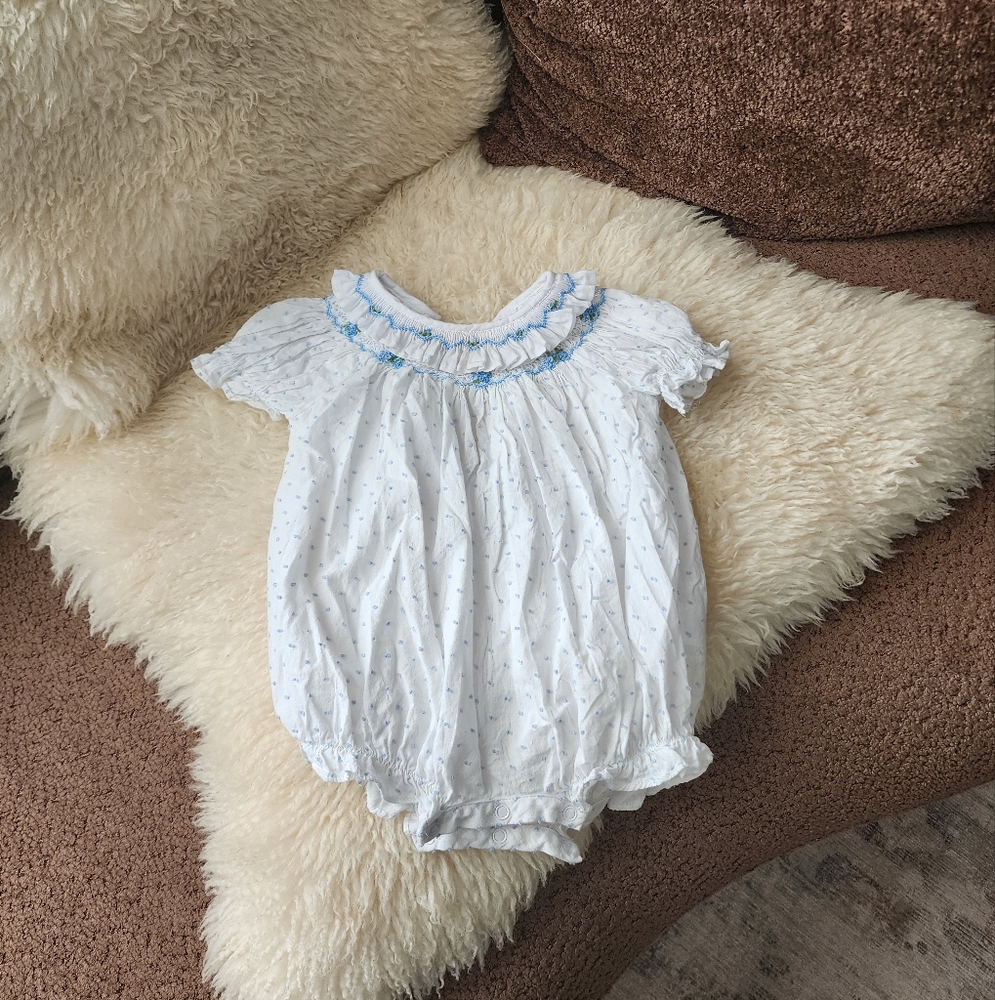 Edgehill Collection Smocked Romper